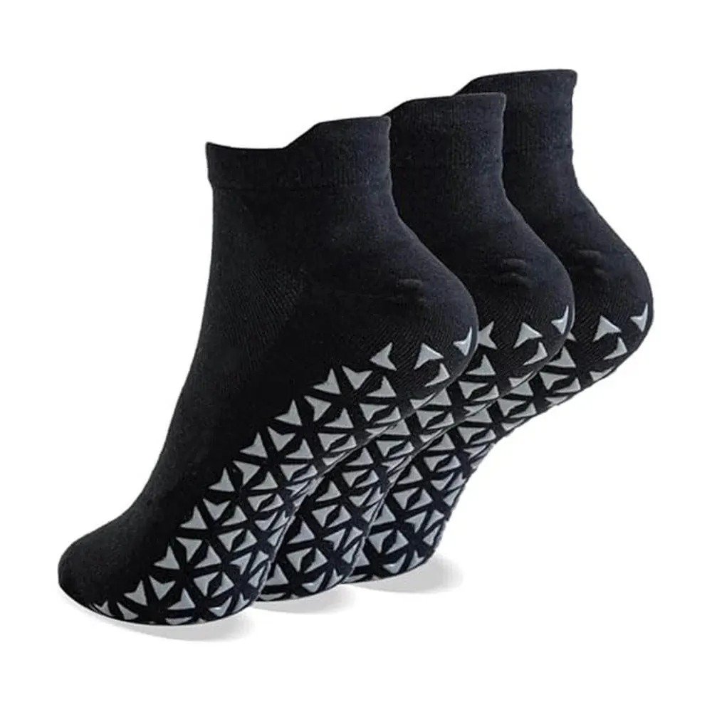 VIVIAN PATTERSON Classic Ankle Grip Socks – 3-Pair Pack - Image 2