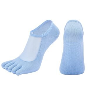 VIVIAN PATTERSON Mesh-Top Five-Toe Grip Socks